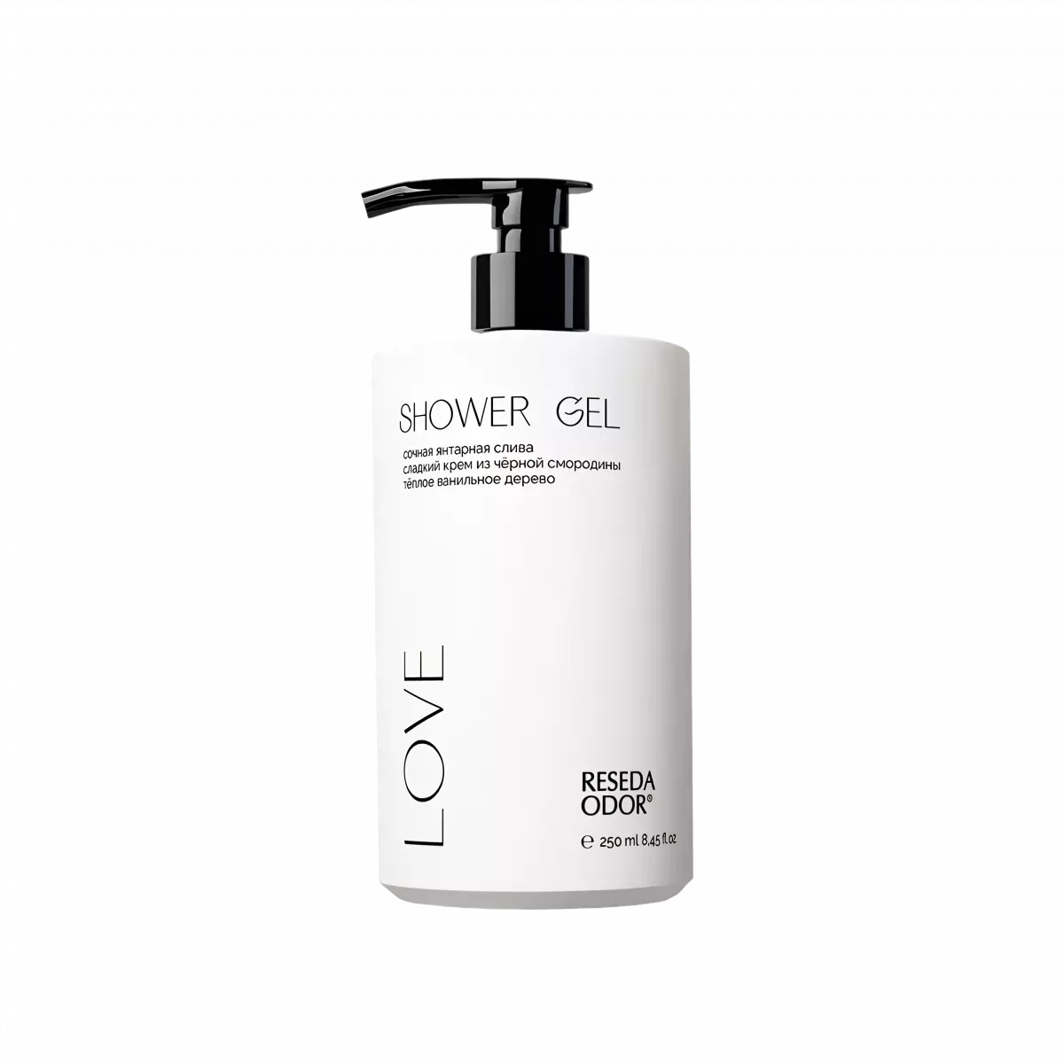 Гель для душа ЛЮБОВЬ. Shower Gel LOVE - resedaodor.com